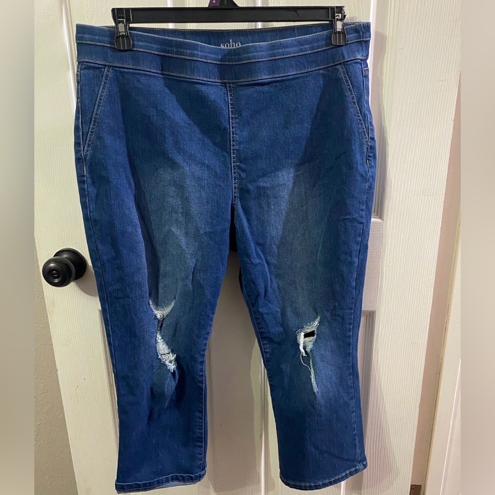 New York & Company XL Cropped Leggings